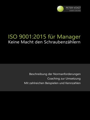 cover image of ISO 9001 -2015 für Manager